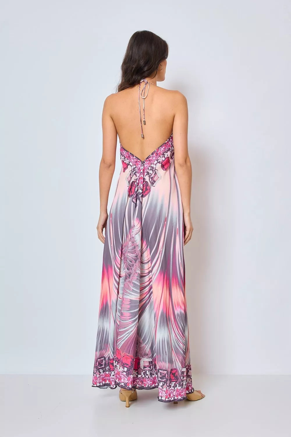 Robe Rosette Dos Nu