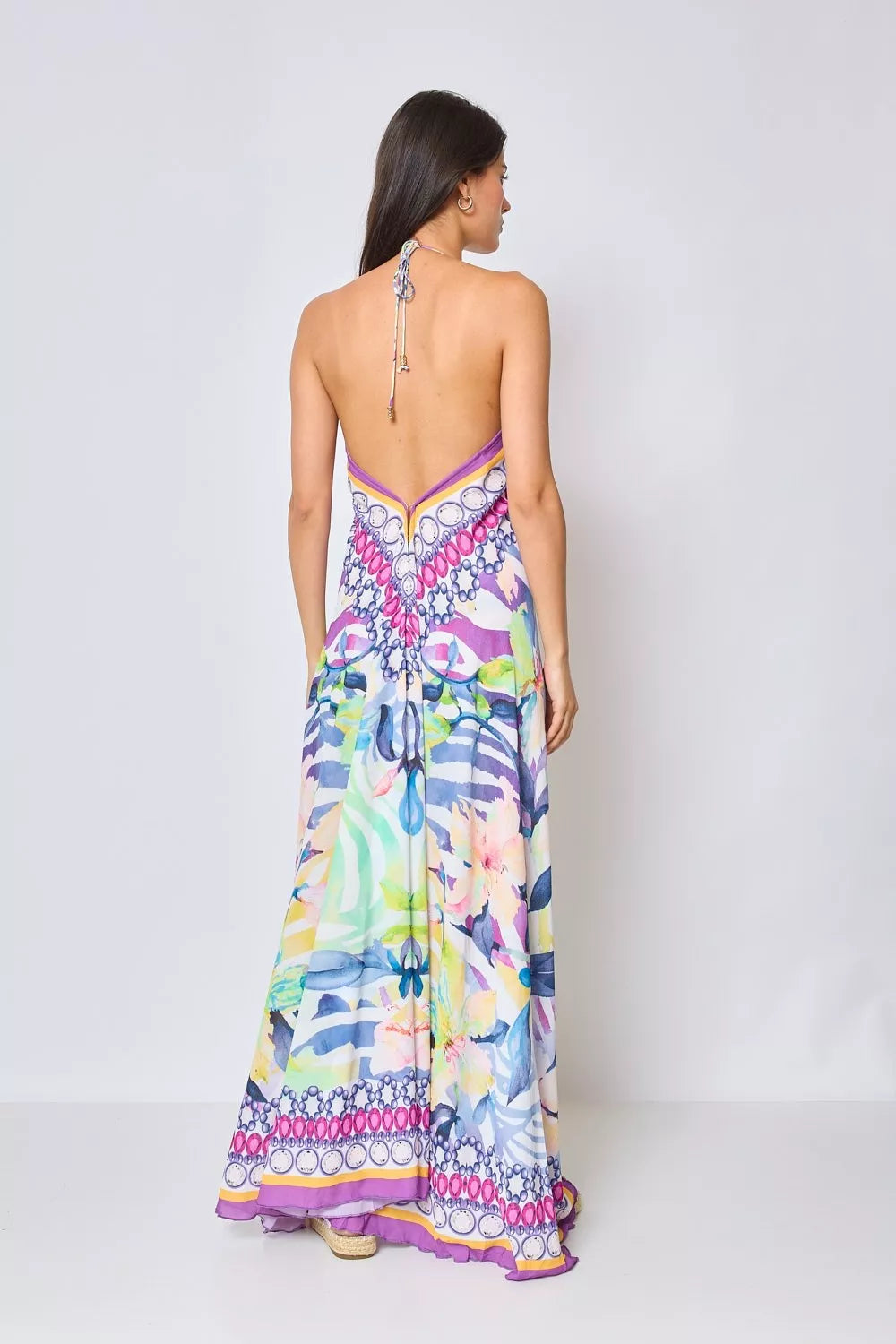 Robe Dos Nu Violette