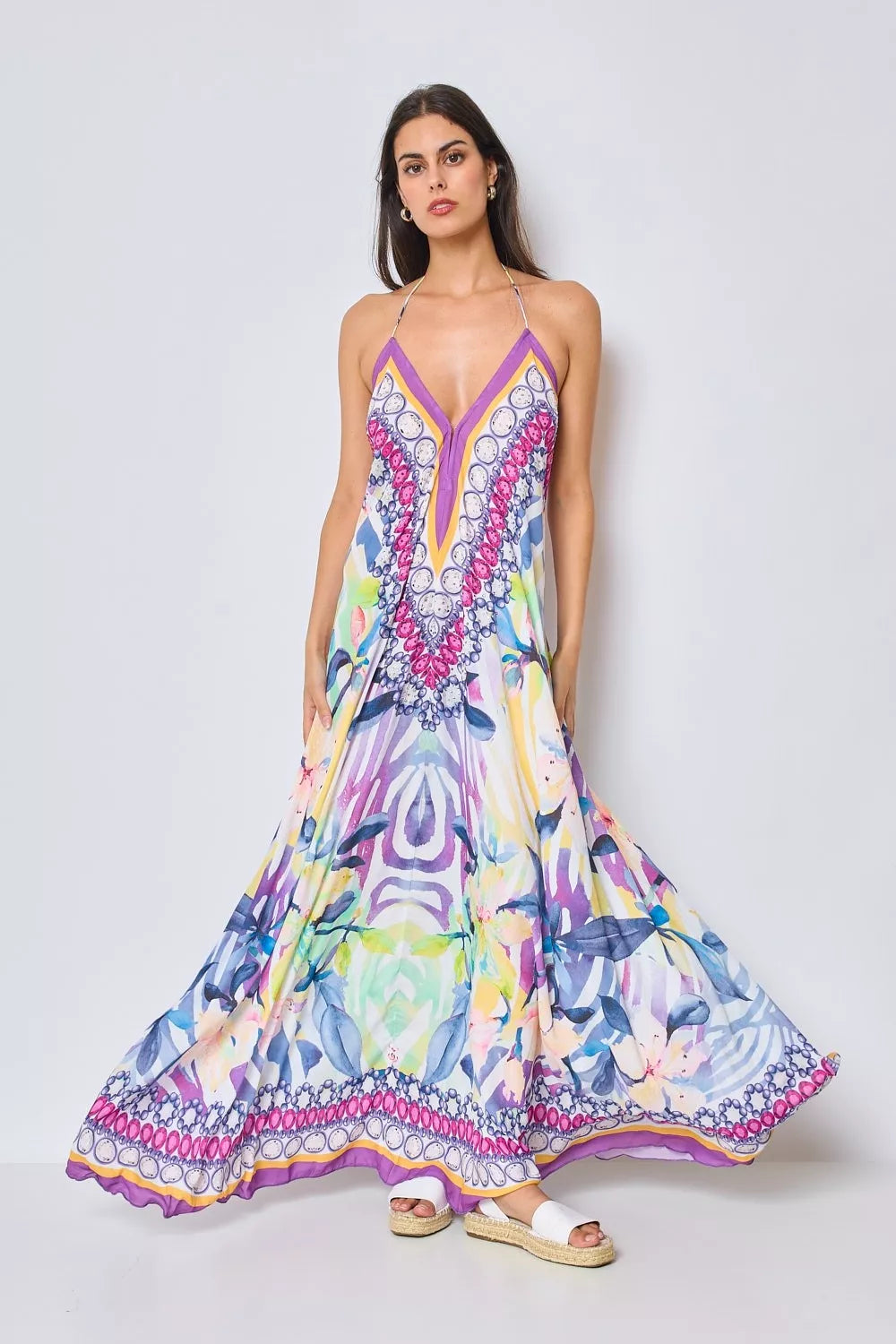 Robe Dos Nu Violette