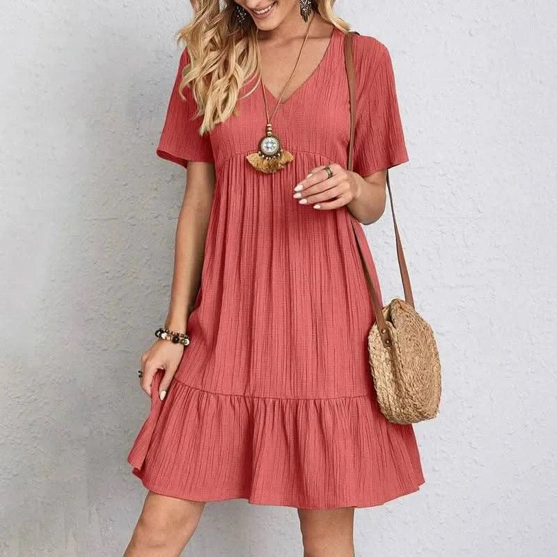 Robe Bohémienne Vieux Rouge - Boutique Bohème