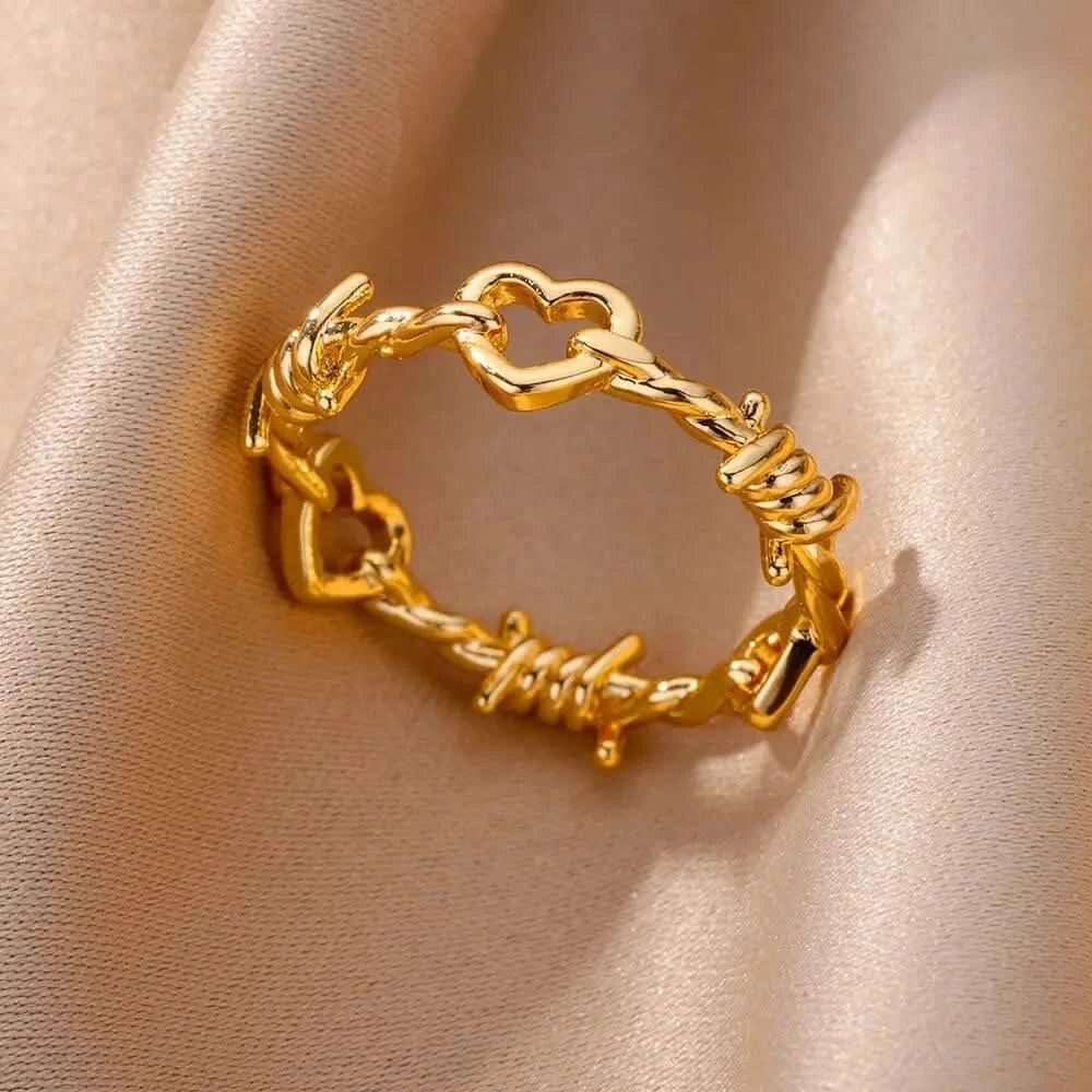 Bague Entrelacés Coeur Bohème - Boutique Bohème