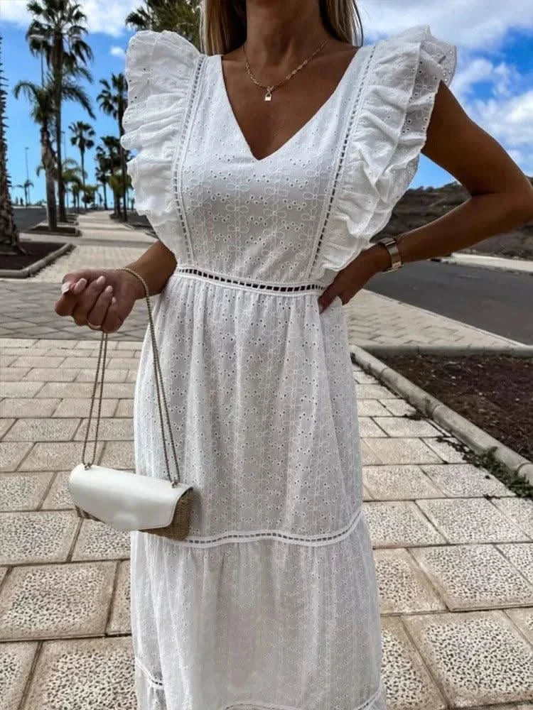 Robe Dentelle Bohème Coupé - Boutique Bohème
