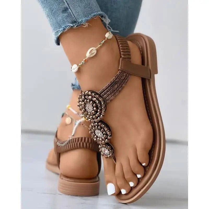 SANDALES BOHÈME FRANGES - Boutique Bohème