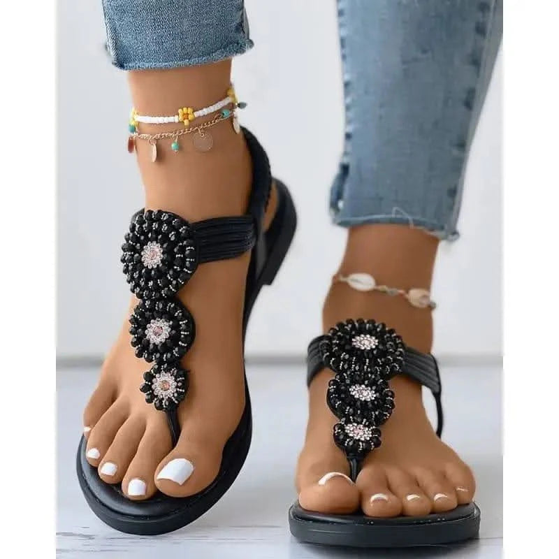 SANDALES BOHÈME FRANGES - Boutique Bohème