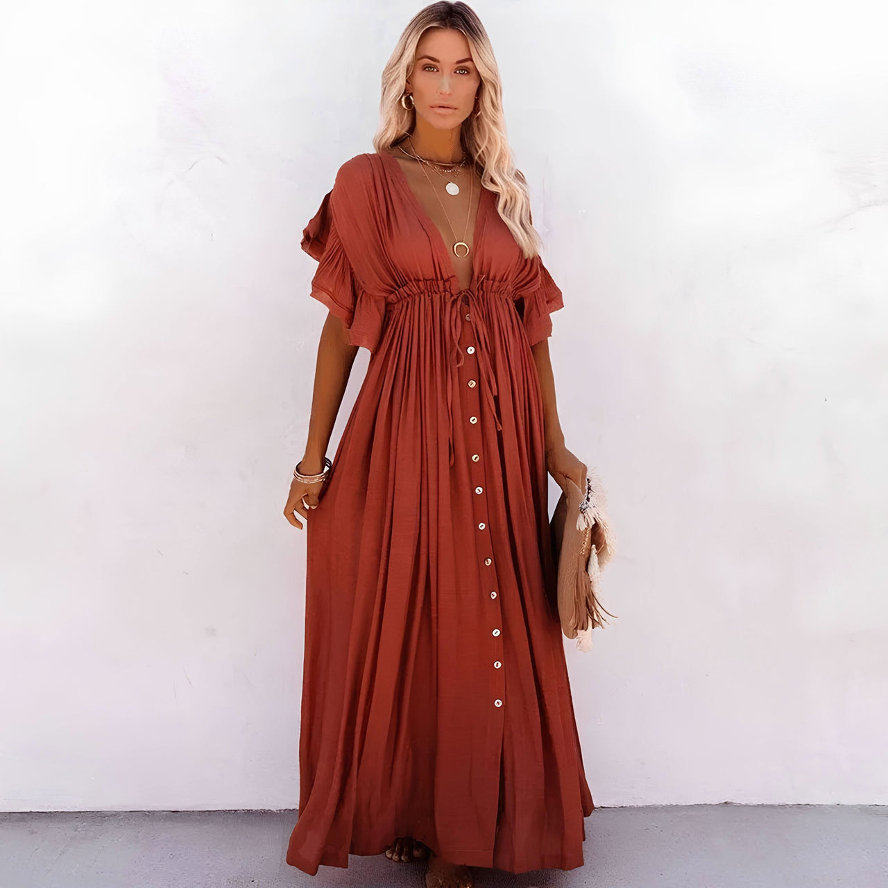 Robe Bohème Chic Longue - Boutique Bohème