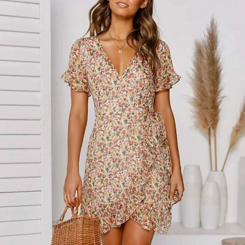 Robe Hippie Chic Fleuri - Boutique Boheme