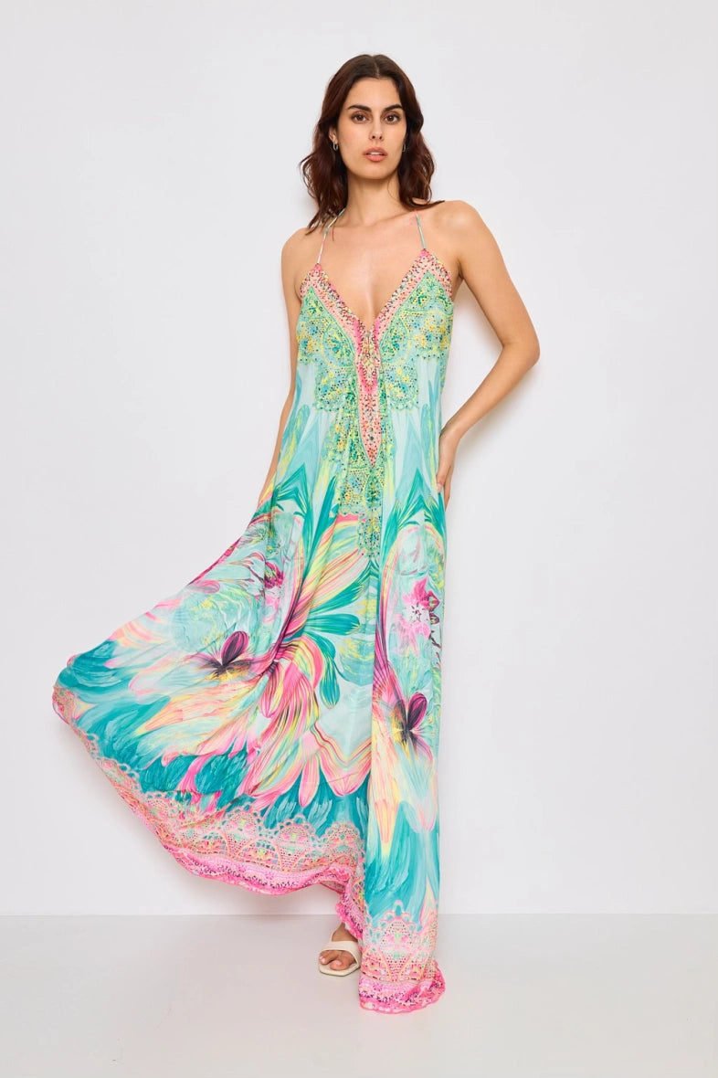 Robe Bohème Océanique Dos Nu