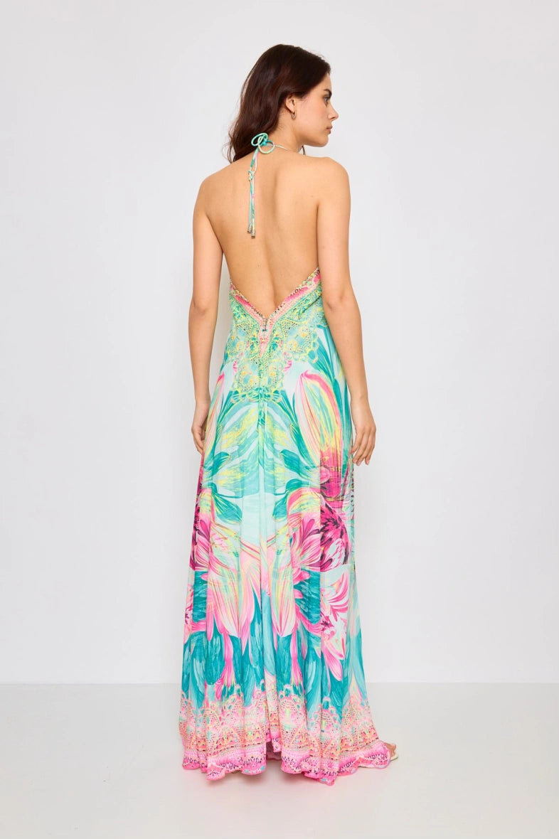 Robe Bohème Océanique Dos Nu