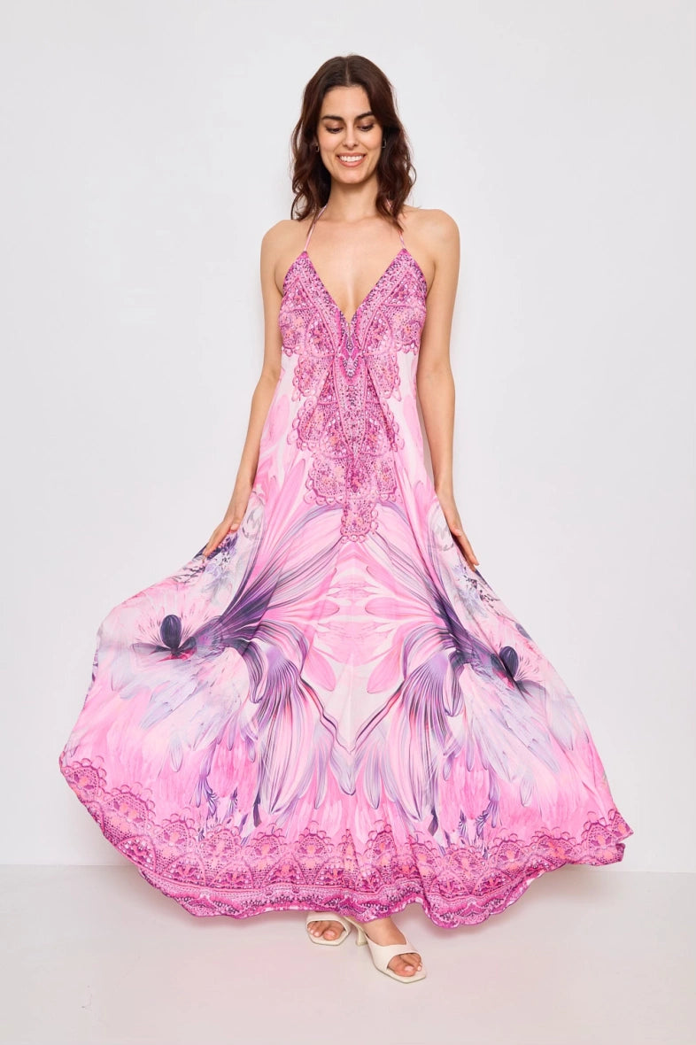 Robe Dos Nu Vie En Rose