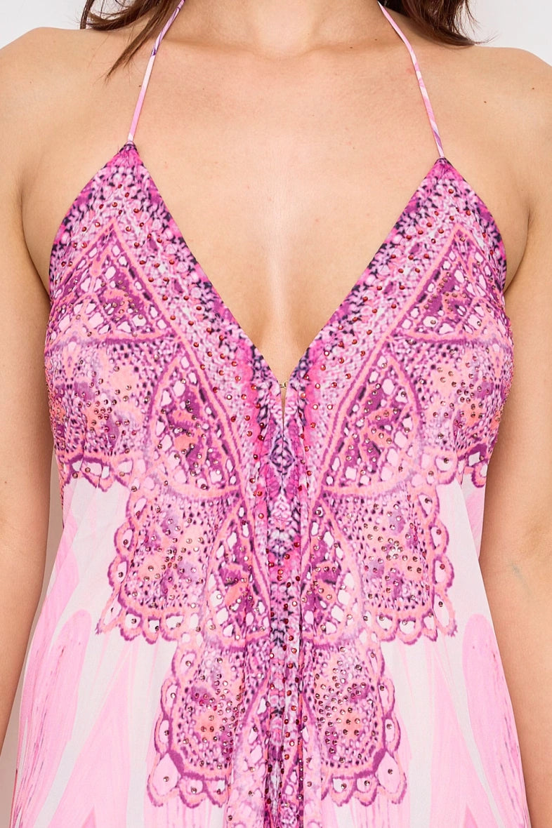 Robe Dos Nu Vie En Rose