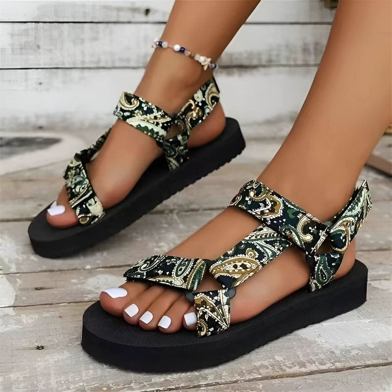 SANDALES BOHÈME COLORÉES - Boutique Bohème
