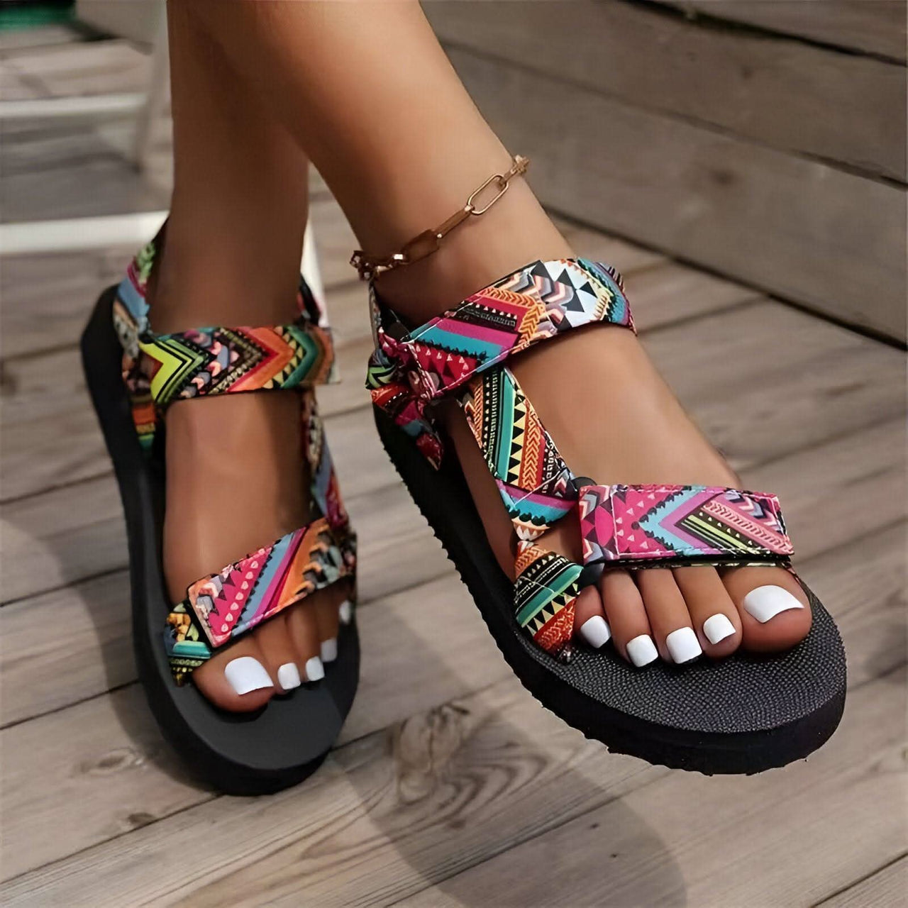 SANDALES BOHÈME COLORÉES - Boutique Bohème