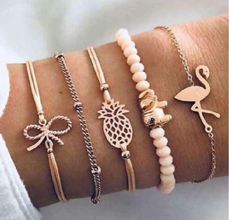 Bracelet Bohème Chic Saumon - Boutique Bohème