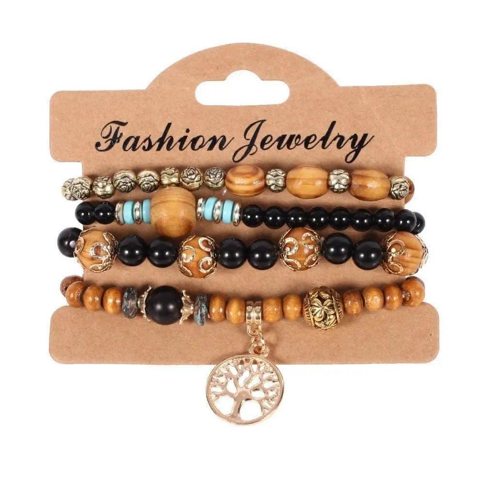 Bracelet Bohème Perle Noir - Boutique Bohème
