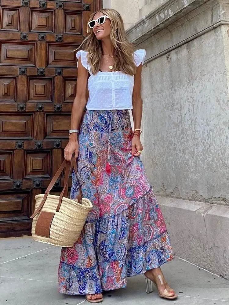 Jupe Longue Bohème Chic - Boutique Bohème