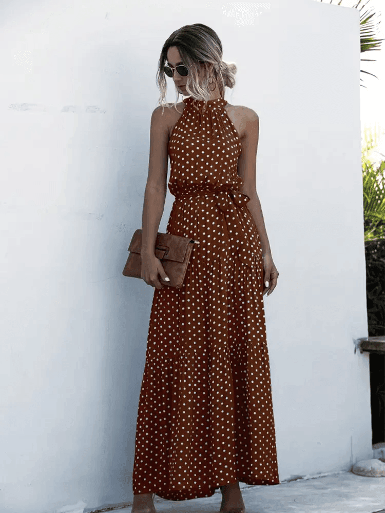 Robe Bohème Design Marron - Boutique Bohème
