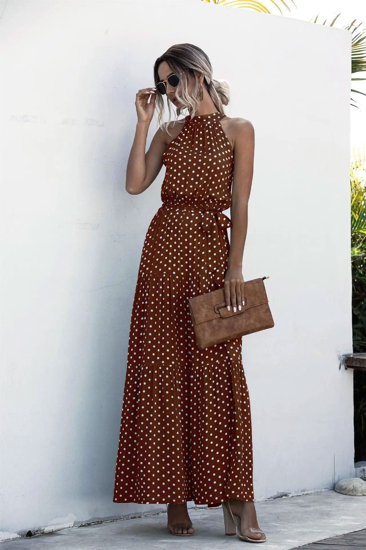Robe Bohème Design Marron - Boutique Bohème