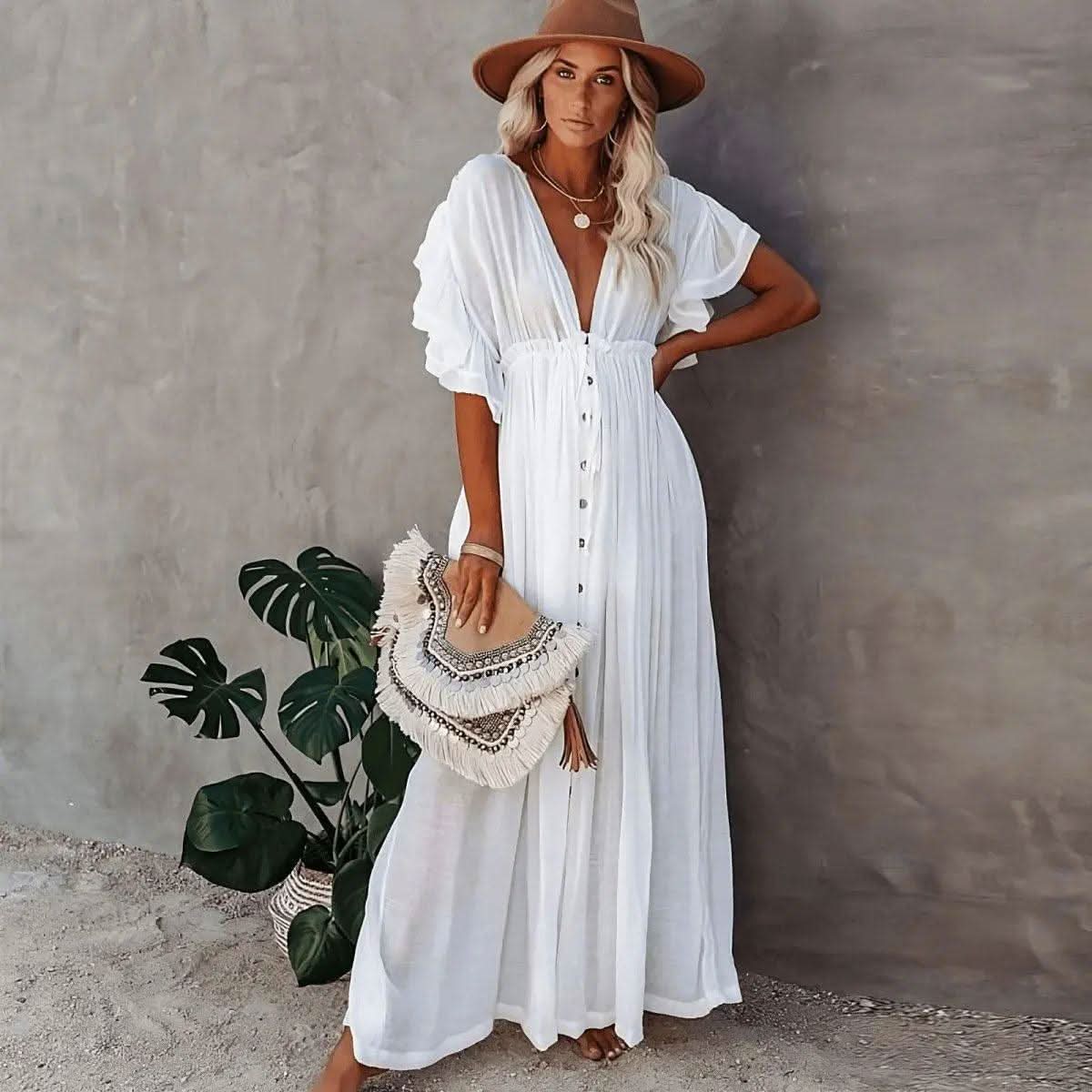 Robe Bohème Longue Vintage - Boutique Bohème