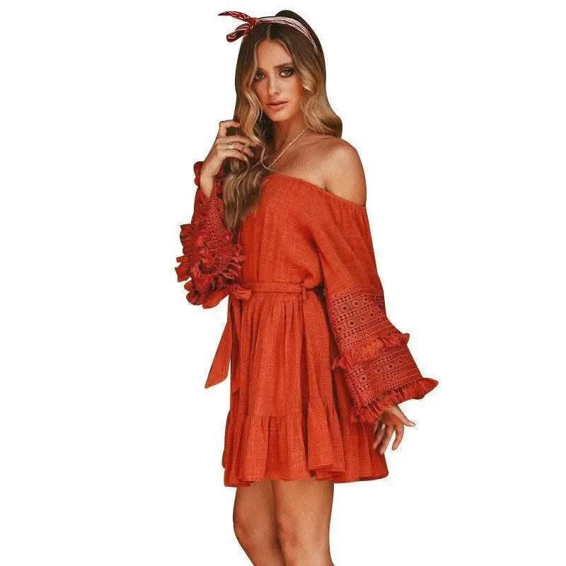 Robe Bohème Unie - Boutique Bohème