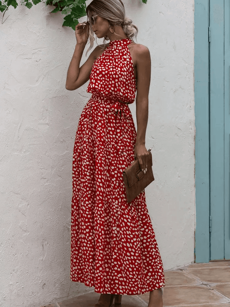 Robe Bohème Vintage Rouge - Boutique Bohème