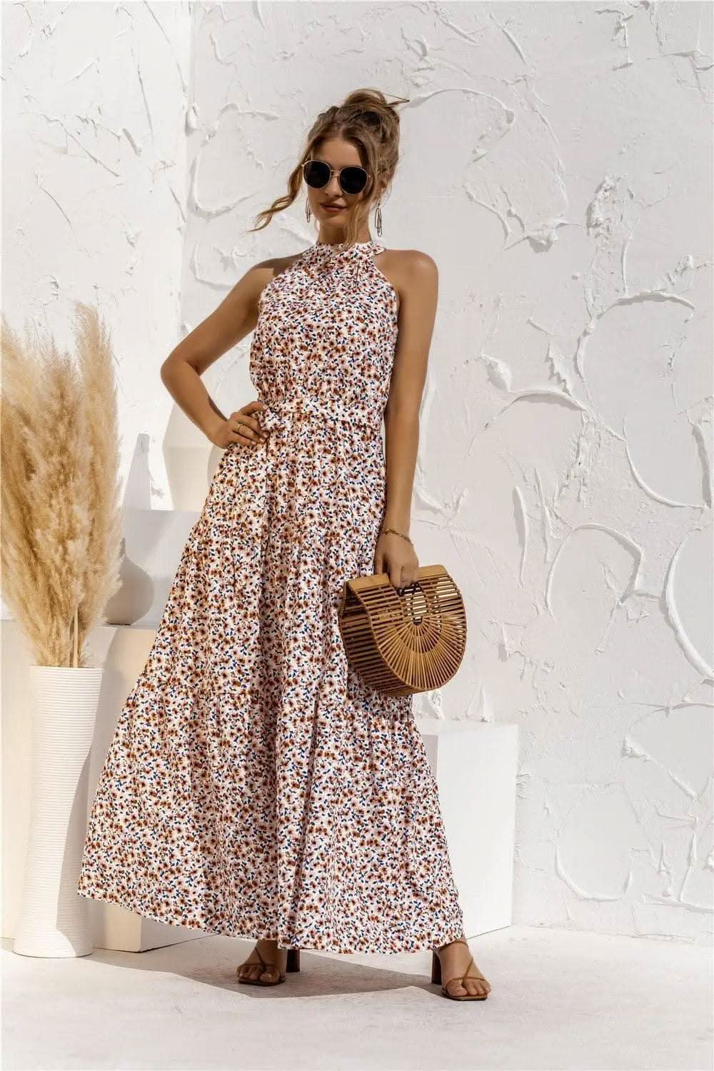 Robe Longue Fleuri Bohème - Boutique Bohème